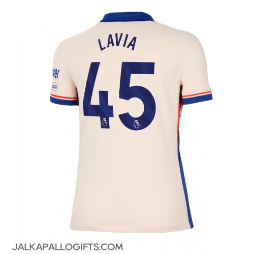 Chelsea Romeo Lavia #45 Vieraspaita Naiset 2024-25 Lyhythihainen